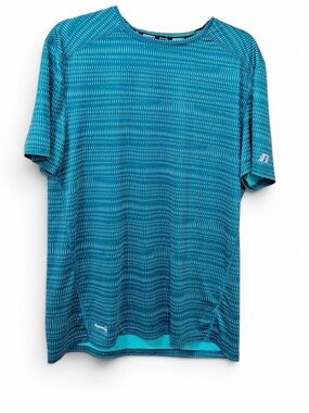 Russell Athletic Teal Training Tee with Dark Teal Accents